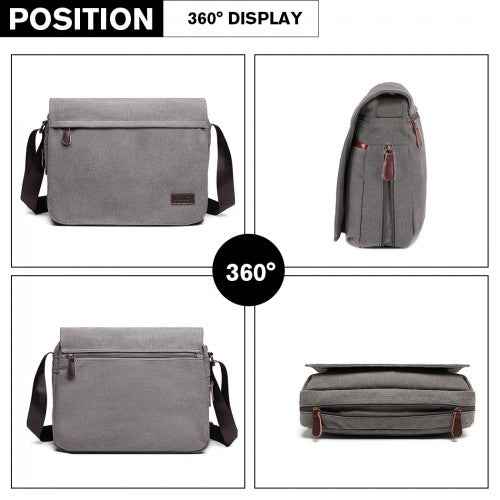 The Clever Expandable Work Messenger Bag