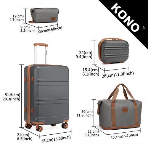 The Clever Kono Matching Luggage Collection – 3 or 6-Piece Set – The Clever Bag Company
