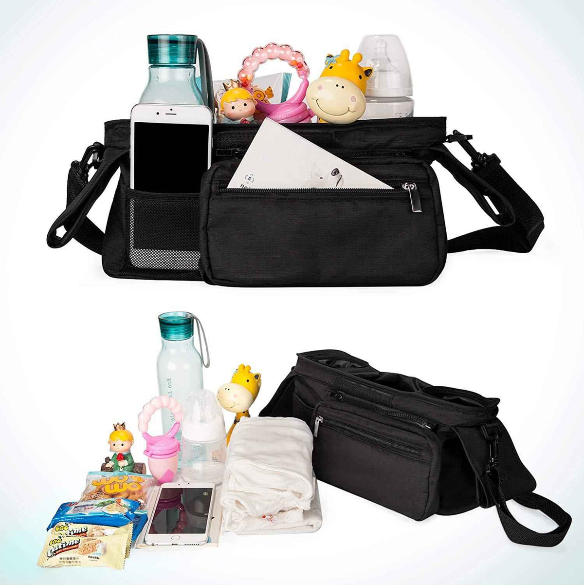 The Clever Waterproof Pushchair Organiser