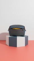 Beauty and Tech Essentials Pouch with Dual Compartments