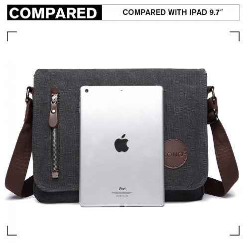 Kono Clever RFID-Protected Canvas Crossbody Bag