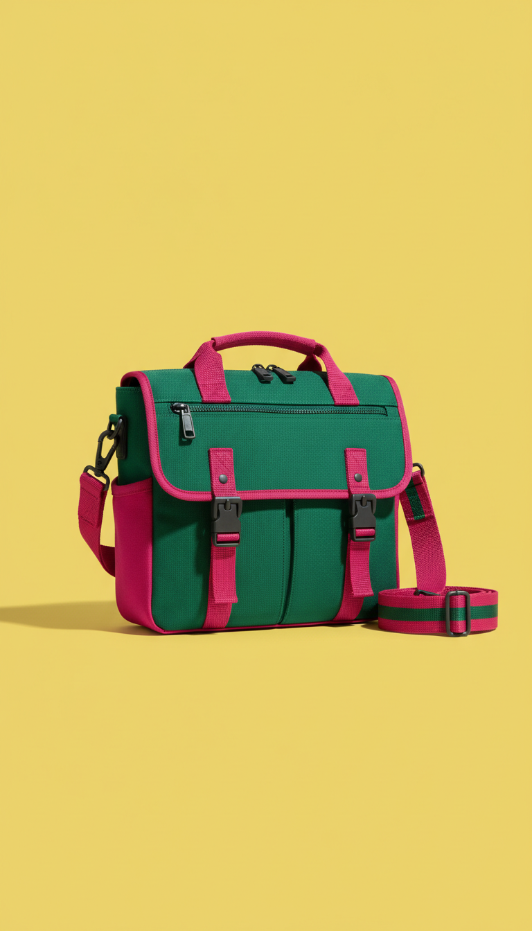 Loop Satchel in City Green