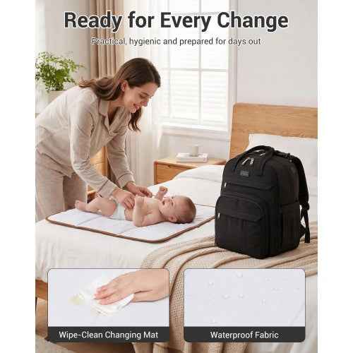 The Clever Kono 2-in-1 Changing Backpack & Mat Set