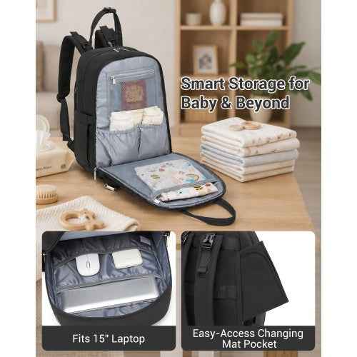 The Clever Kono 2-in-1 Changing Backpack & Mat Set