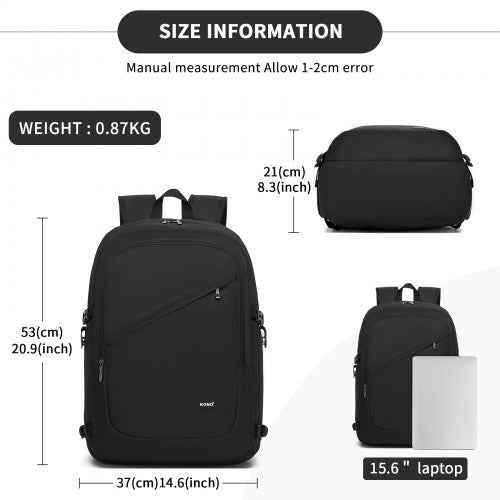 The Clever Kono USB Laptop Backpack