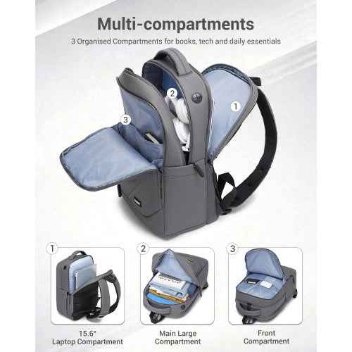 The Clever Reflective Commuter Laptop Backpack