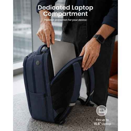 The Clever Reflective Commuter Laptop Backpack