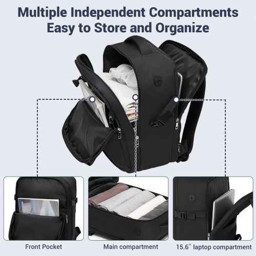The Clever Clamshell Laptop & Cabin Backpack