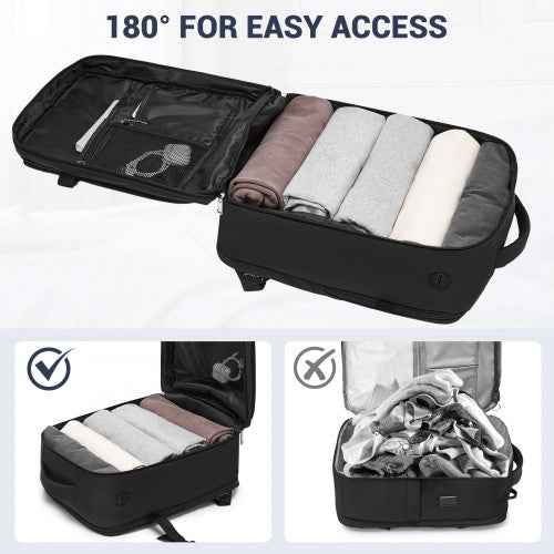 The Clever Clamshell Laptop & Cabin Backpack