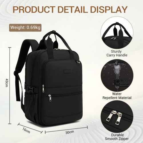 Kono Smart Water-Resistant Laptop Backpack