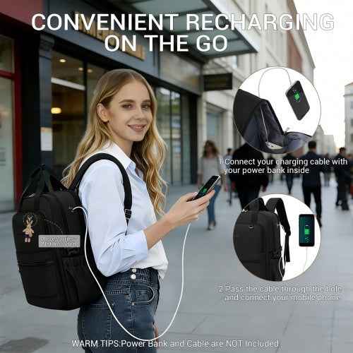 Kono Smart Water-Resistant Laptop Backpack