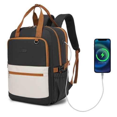 Kono Smart Water-Resistant Laptop Backpack