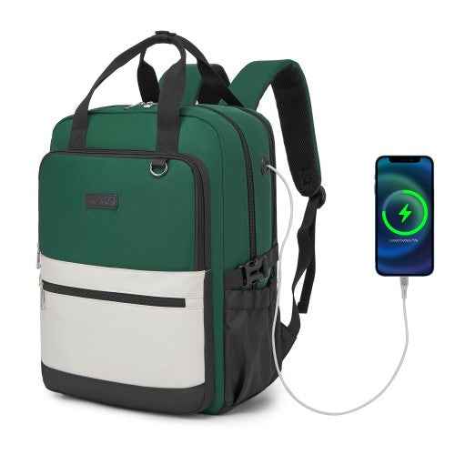 Kono Smart Water-Resistant Laptop Backpack