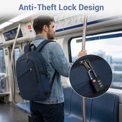 The Clever Secure-Charge Laptop Backpack