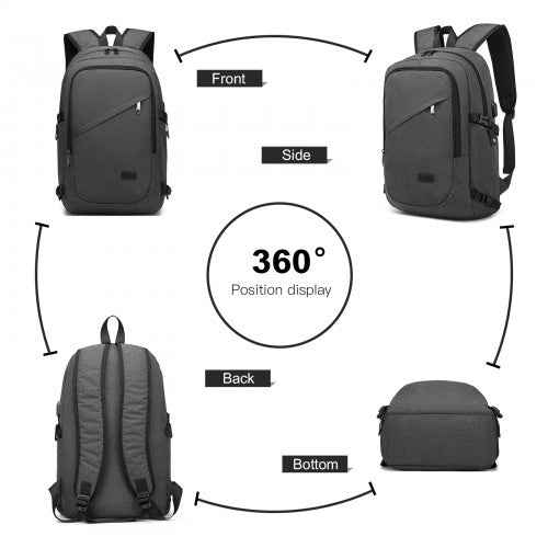 The Clever Secure-Charge Laptop Backpack