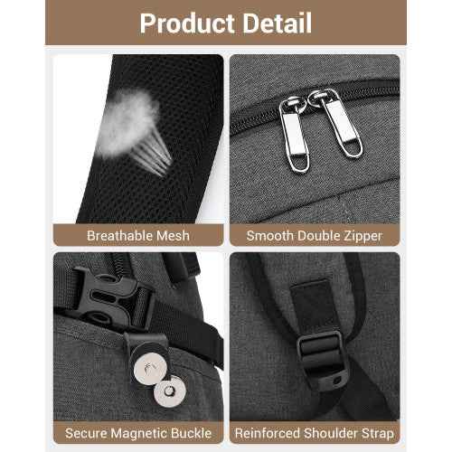 The Clever Secure-Charge Laptop Backpack