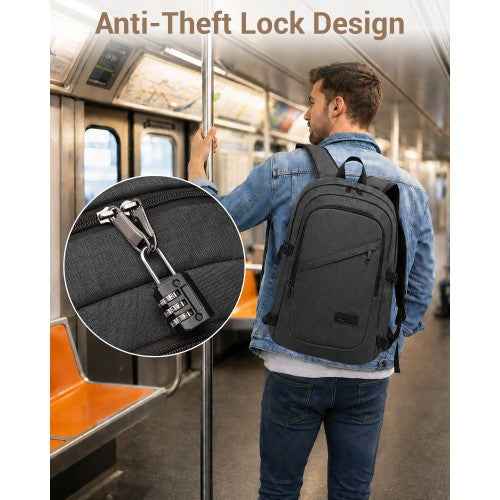 The Clever Secure-Charge Laptop Backpack