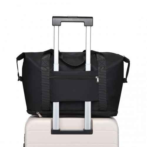 The Clever Kono Expandable Travel Duffle Set with Matching Pouch