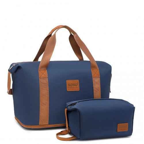 The Clever Kono Expandable Travel Duffle Set with Matching Pouch