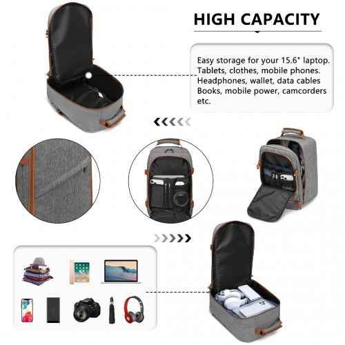 The Clever Kono Compact Cabin Laptop Backpack