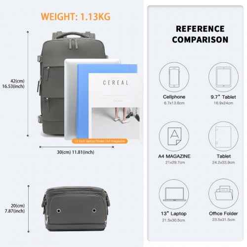 The Clever Kono Smart Travel Backpack