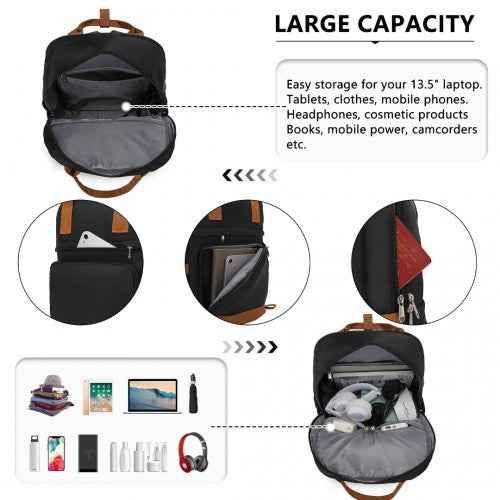 The Clever Charge & Go Laptop Backpack + Organiser Pouch