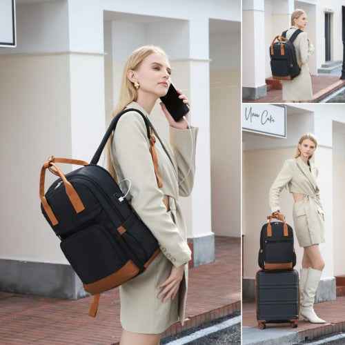 The Clever Charge & Go Laptop Backpack + Organiser Pouch