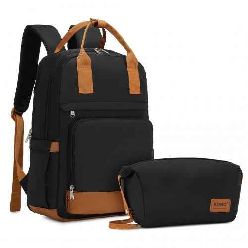 The Clever Charge & Go Laptop Backpack + Organiser Pouch