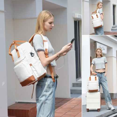 The Clever Charge & Go Laptop Backpack + Organiser Pouch