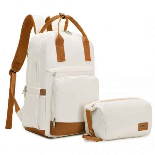The Clever Charge & Go Laptop Backpack + Organiser Pouch