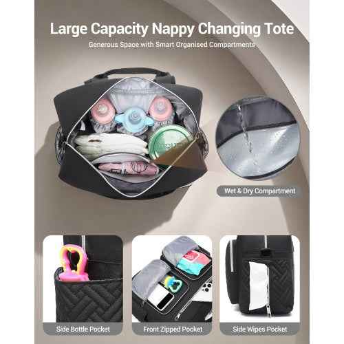 The Clever Kono Changing Tote & Mat Set