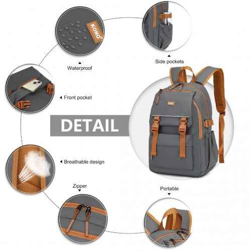 The Clever Reflective Commuter Laptop Backpack