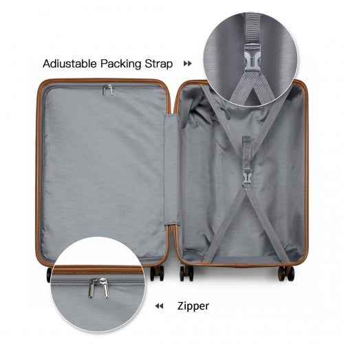 The Clever Kono Matching Luggage Collection – 3 or 6-Piece Set