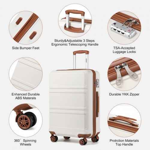 The Clever Kono Matching Luggage Collection – 3 or 6-Piece Set