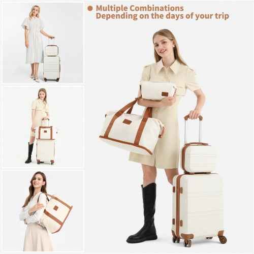 The Clever Kono Matching Luggage Collection – 3 or 6-Piece Set