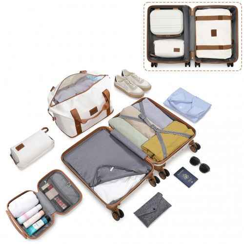 The Clever Kono Matching Luggage Collection – 3 or 6-Piece Set