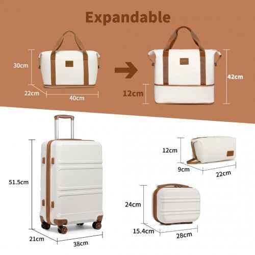 The Clever Kono Matching Luggage Collection – 3 or 6-Piece Set