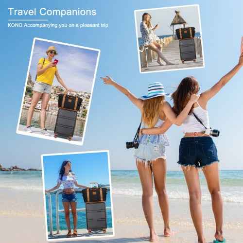 The Clever Kono Matching Luggage Collection – 3 or 6-Piece Set