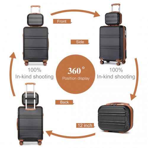The Clever Kono Matching Luggage Collection – 3 or 6-Piece Set