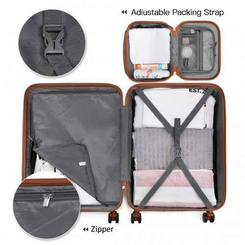 The Clever Kono Matching Luggage Collection – 3 or 6-Piece Set