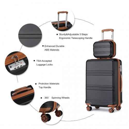 The Clever Kono Matching Luggage Collection – 3 or 6-Piece Set