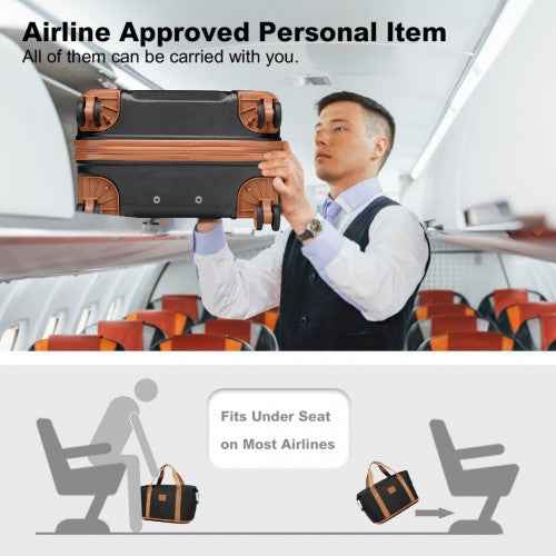 The Clever Kono Matching Luggage Collection – 3 or 6-Piece Set
