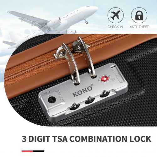 The Clever Kono Matching Luggage Collection – 3 or 6-Piece Set