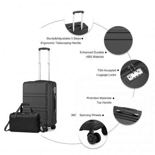 The Clever Kono 2-Piece Cabin Luggage Set