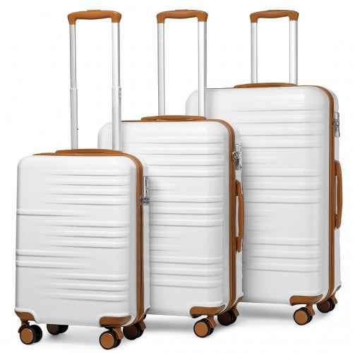 British Traveller Scratch-Resistant Suitcase – Individual or 3-Piece Set