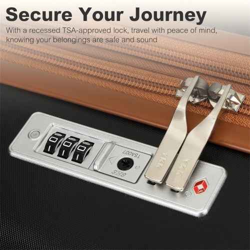The Clever Kono Hard Shell Spinner Suitcase – Individual or 3-Piece Set