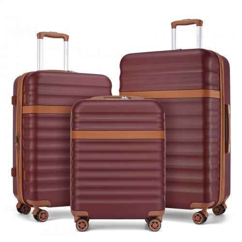 The Clever Kono Hard Shell Spinner Suitcase – Individual or 3-Piece Set
