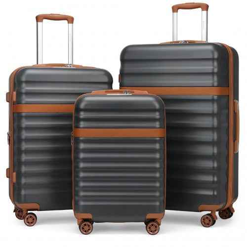 The Clever Kono Hard Shell Spinner Suitcase – Individual or 3-Piece Set