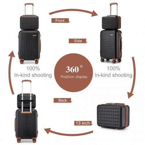 The Clever Kono Polka Dot Hard Shell Luggage – Individual or Complete Set