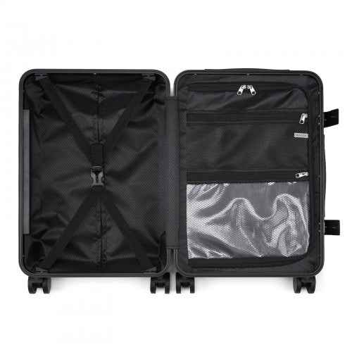 The Clever Kono Zipperless Smart Suitcase – Individual or 3-Piece Set